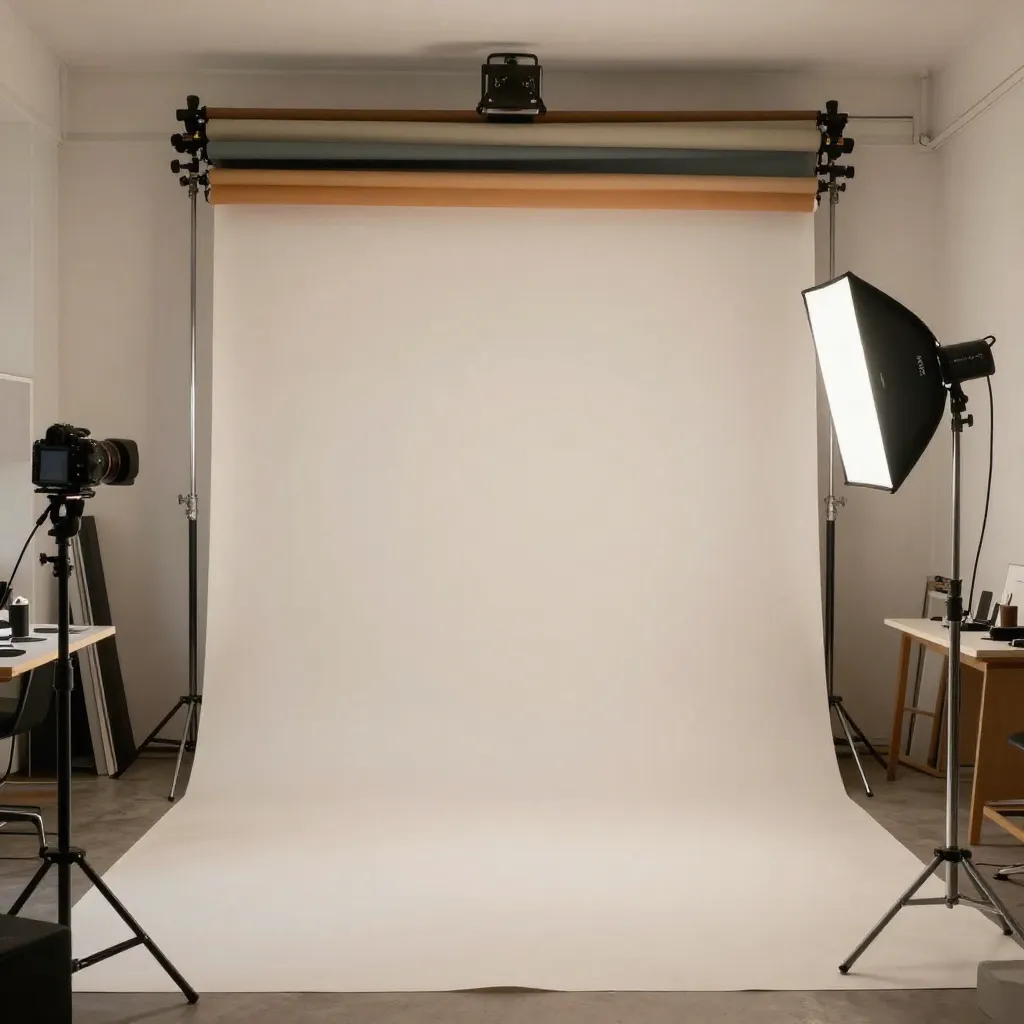 Professional photography studio production